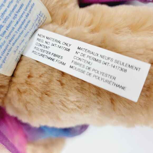 Build-A-Bear 15" Pawlette Bunny Rabbit Plush Pink Brown Stuffed Animal Skirt - Picture 7 of 7